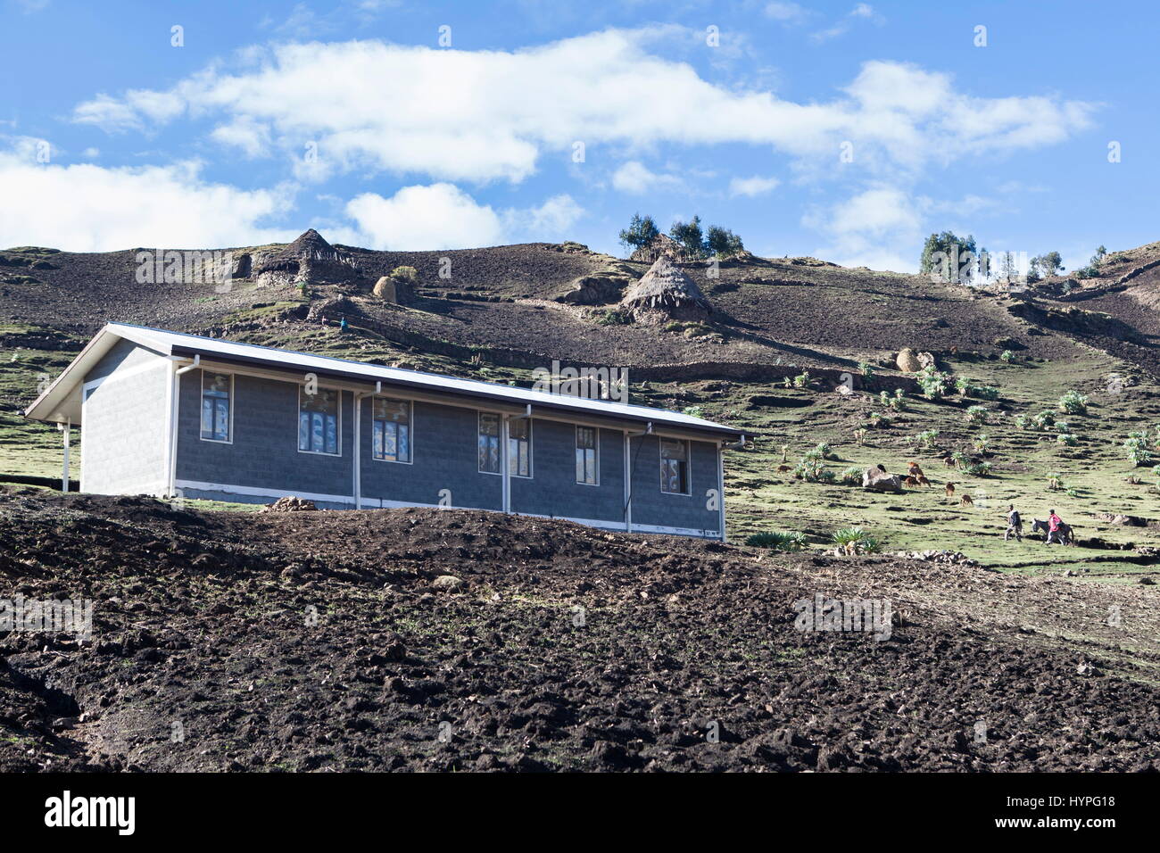 Ethiopia, Hospital of Simien mountains managed by the NGO (Non Governmental Organization) Simian Mountain Mobile Medical Services (SMMMS) Stock Photo