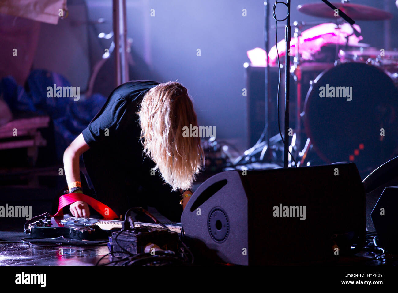 BARCELONA - SEP 4: Black Box Red (band) in concert at Tibidabo Live Festival on September 4, 2015 in Barcelona, Spain. Stock Photo