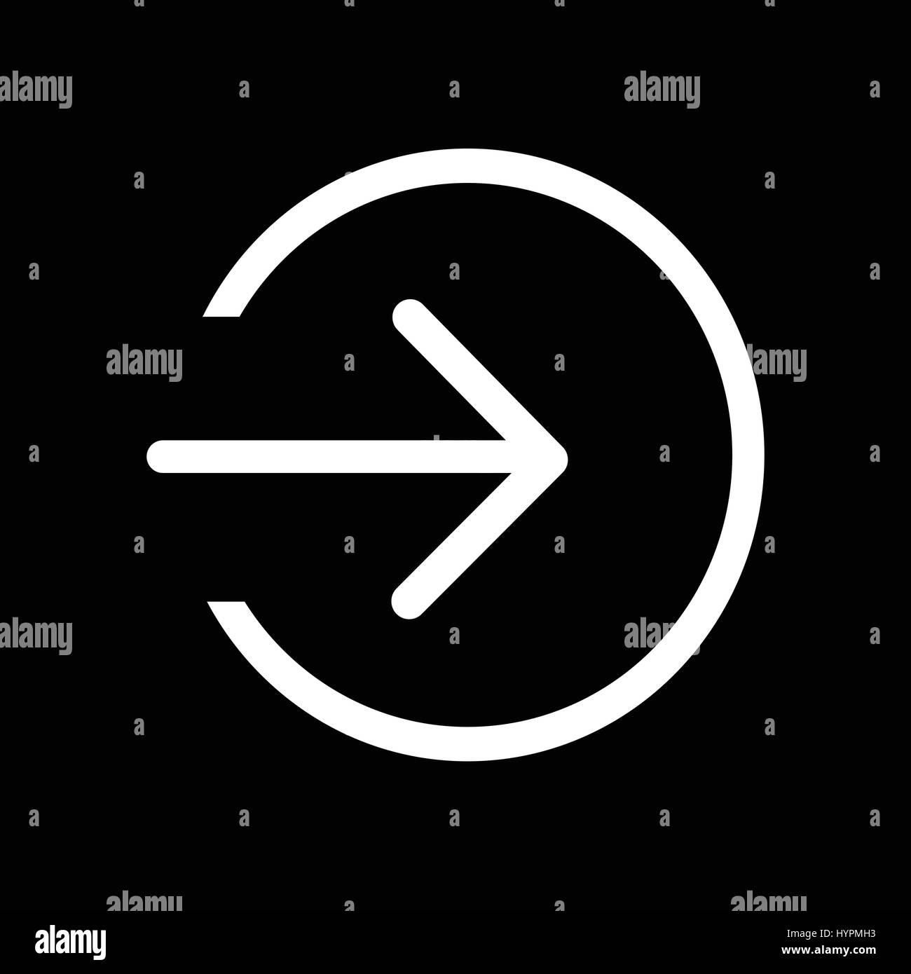 Login sign icon Stock Vector Image & Art - Alamy