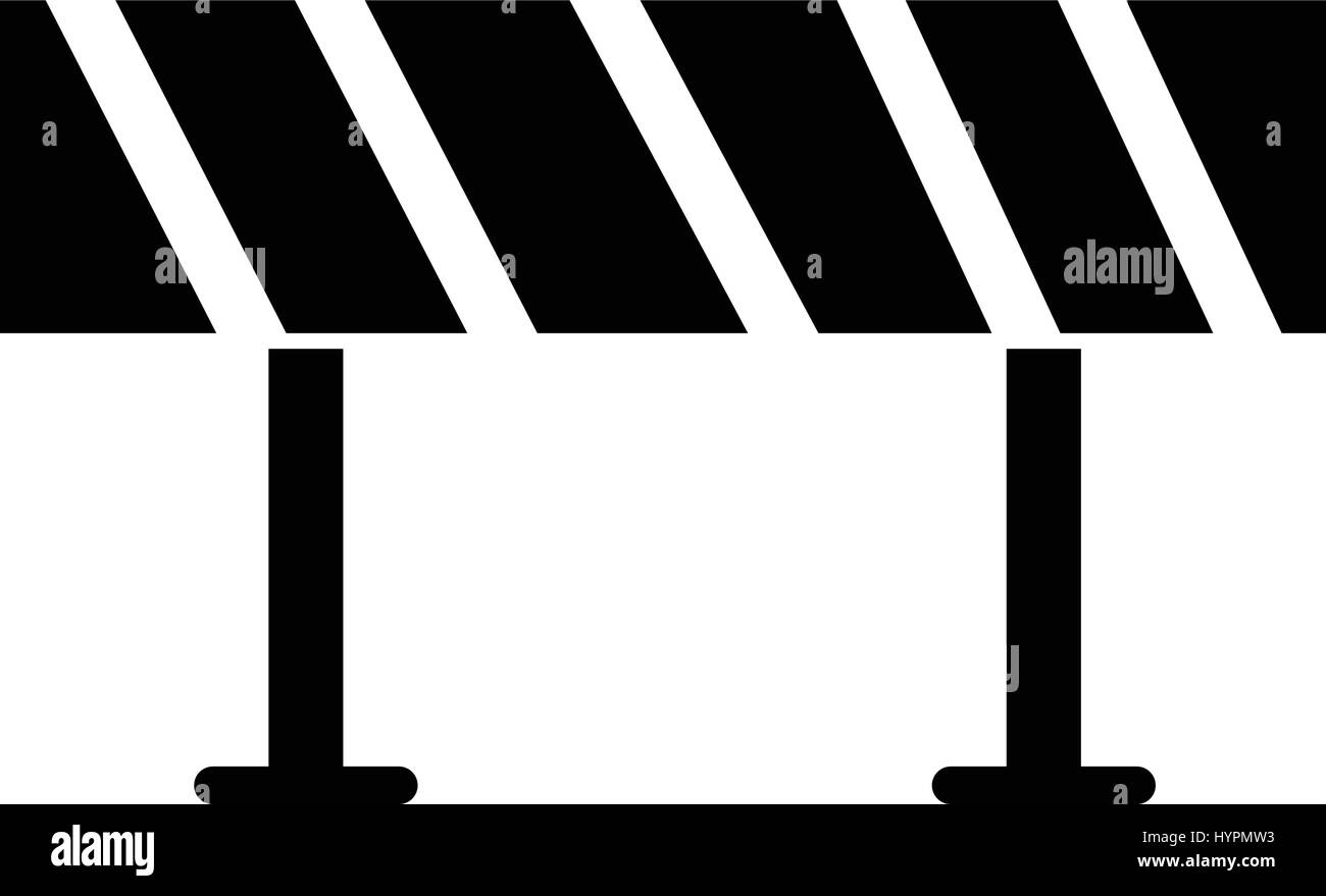 Road barrier icon Stock Vector Image & Art - Alamy