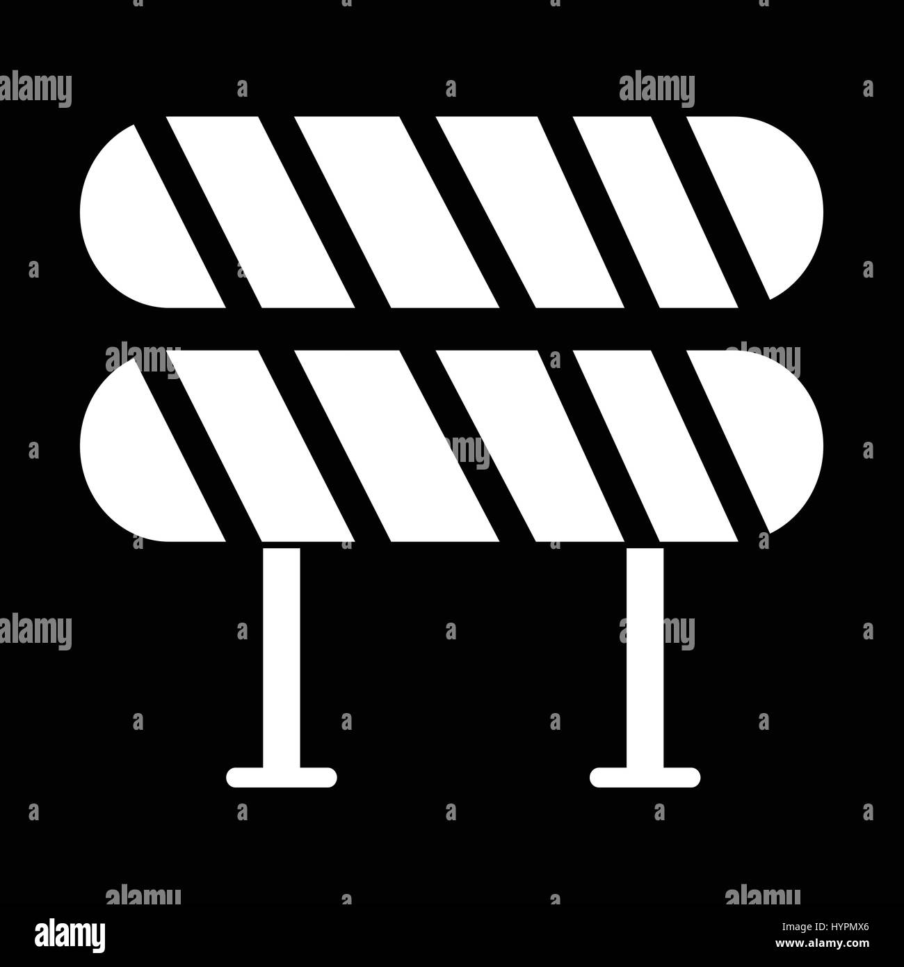 Road barrier icon Stock Vector Image & Art - Alamy