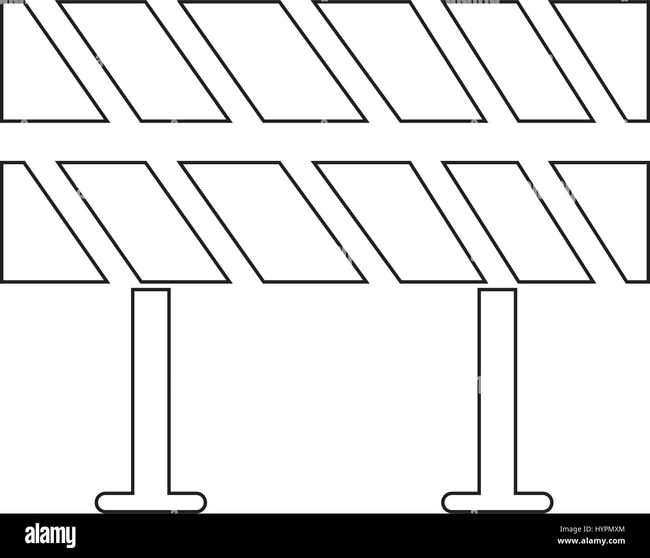 Road barrier icon Stock Vector Image & Art - Alamy