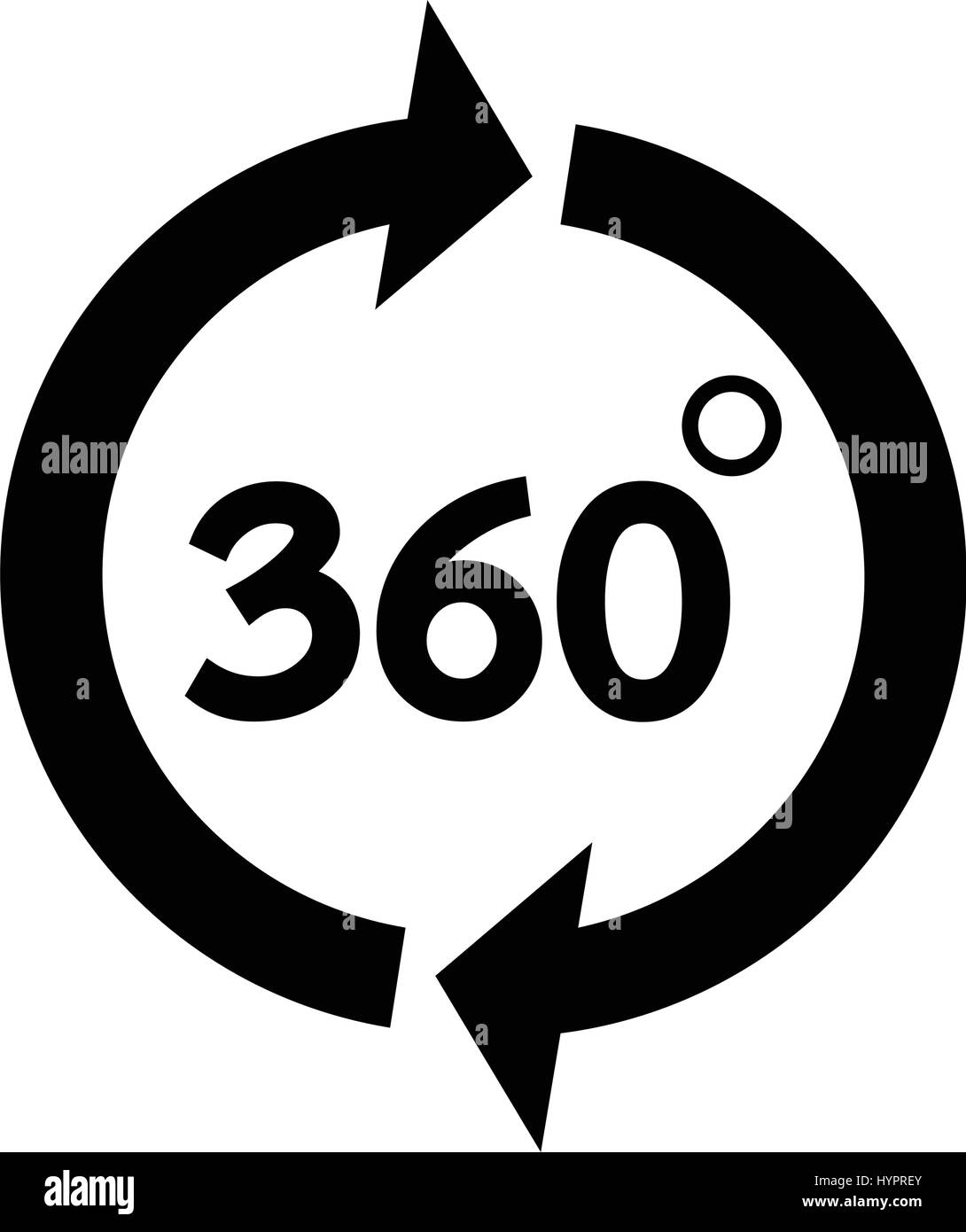 360 Degree icon Stock Vector Image & Art - Alamy