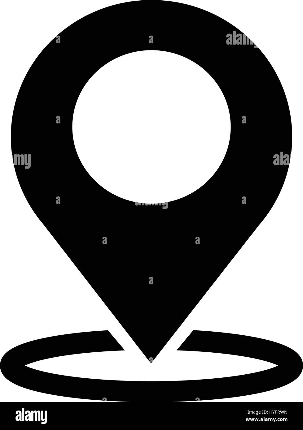 map pointer gps icon Stock Vector Image & Art - Alamy
