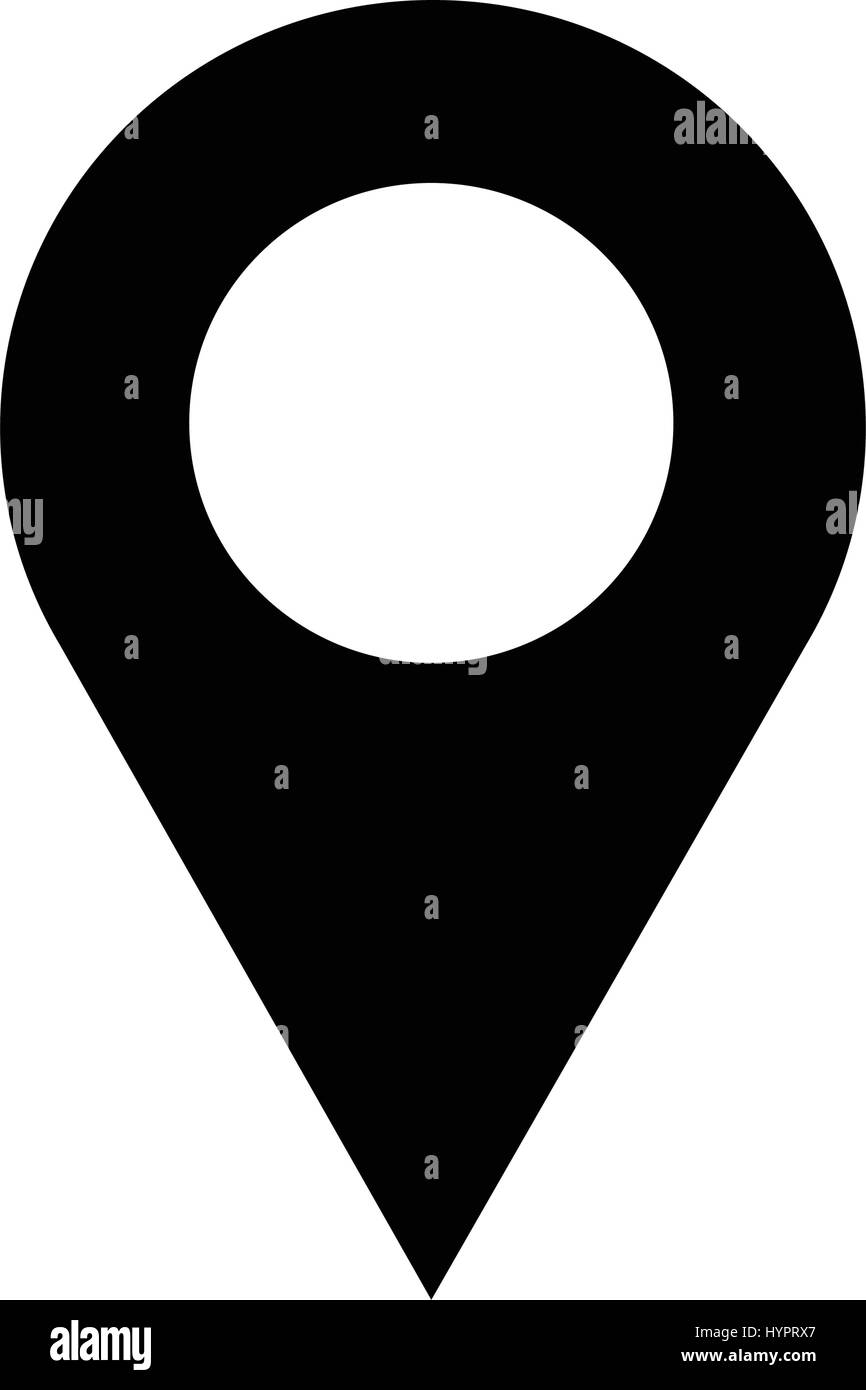 map pointer gps icon Stock Vector Image & Art - Alamy
