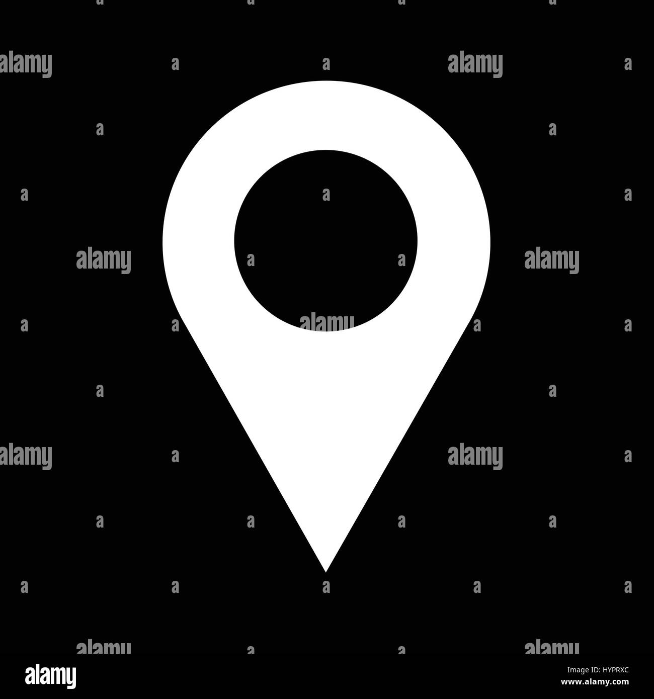 map pointer gps icon Stock Vector Image & Art - Alamy