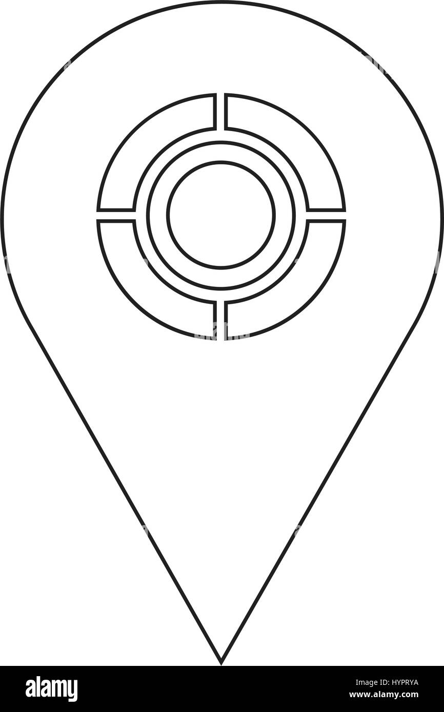 map pointer gps icon Stock Vector Image & Art - Alamy