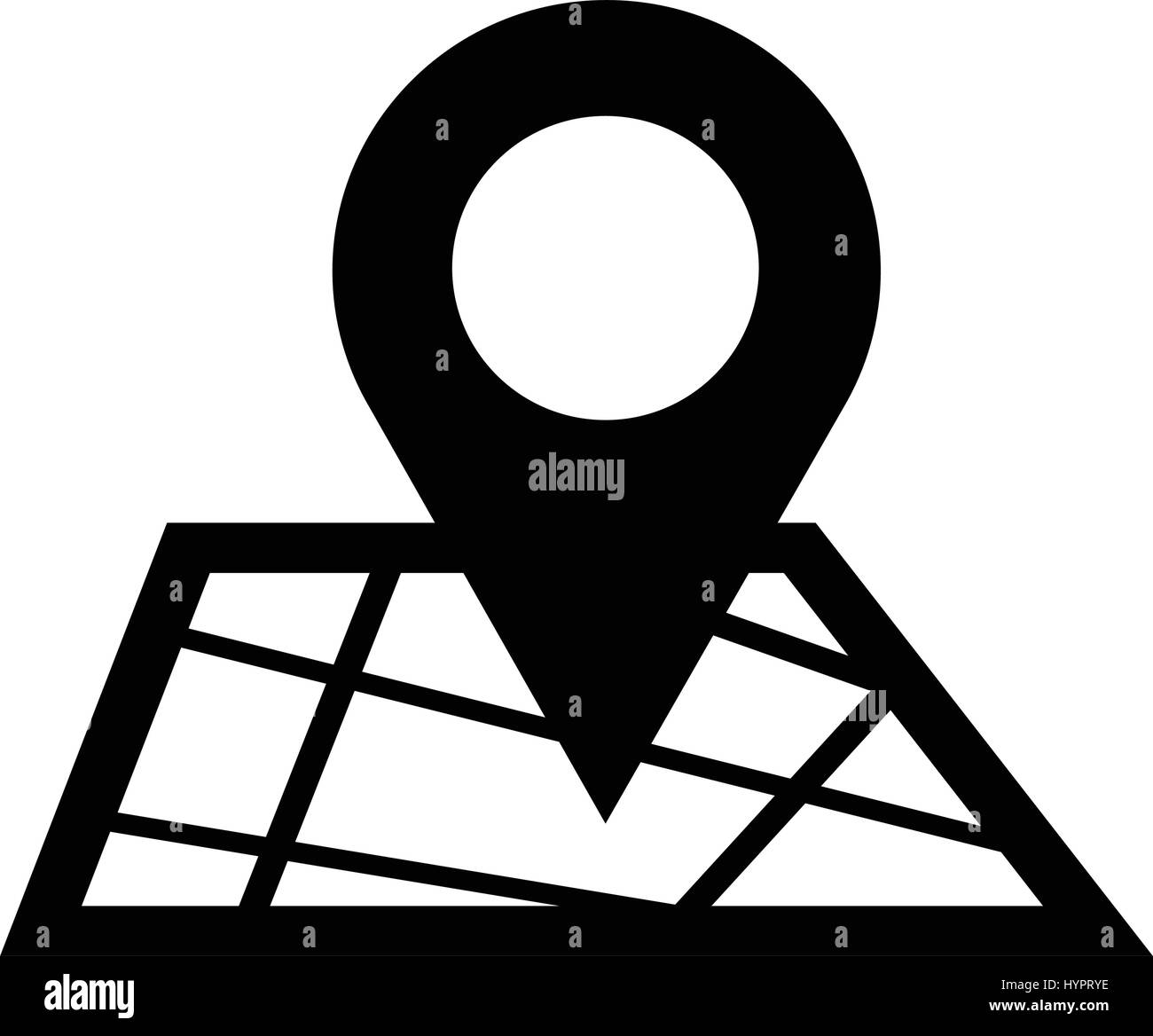 map pointer gps icon Stock Vector Image & Art - Alamy