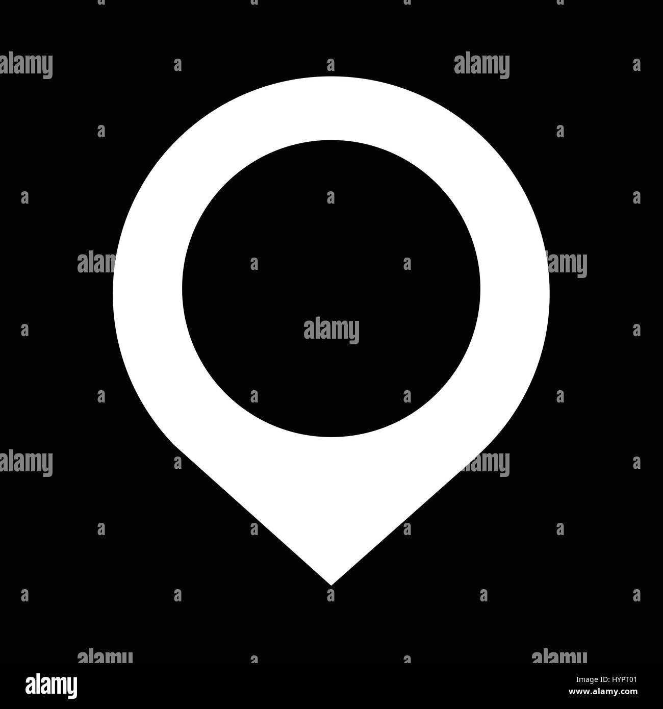 map pointer gps icon Stock Vector Image & Art - Alamy