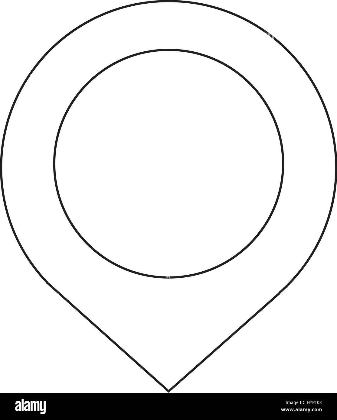 map pointer gps icon Stock Vector Image & Art - Alamy