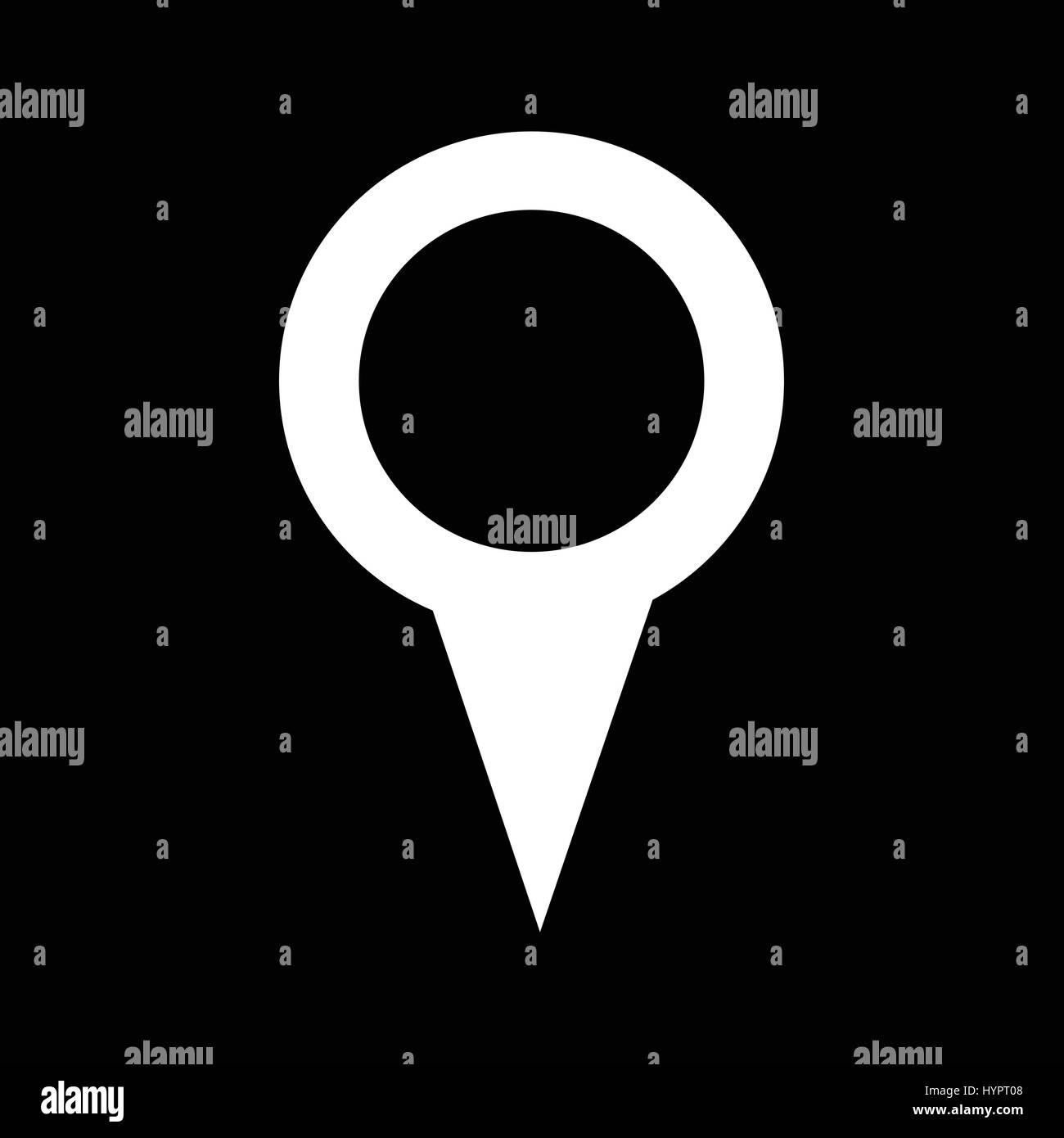 map pointer gps icon Stock Vector Image & Art - Alamy
