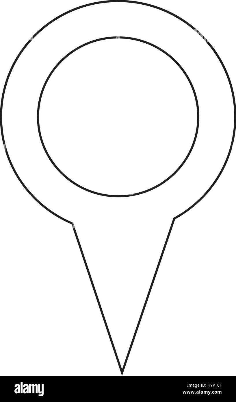 map pointer gps icon Stock Vector Image & Art - Alamy