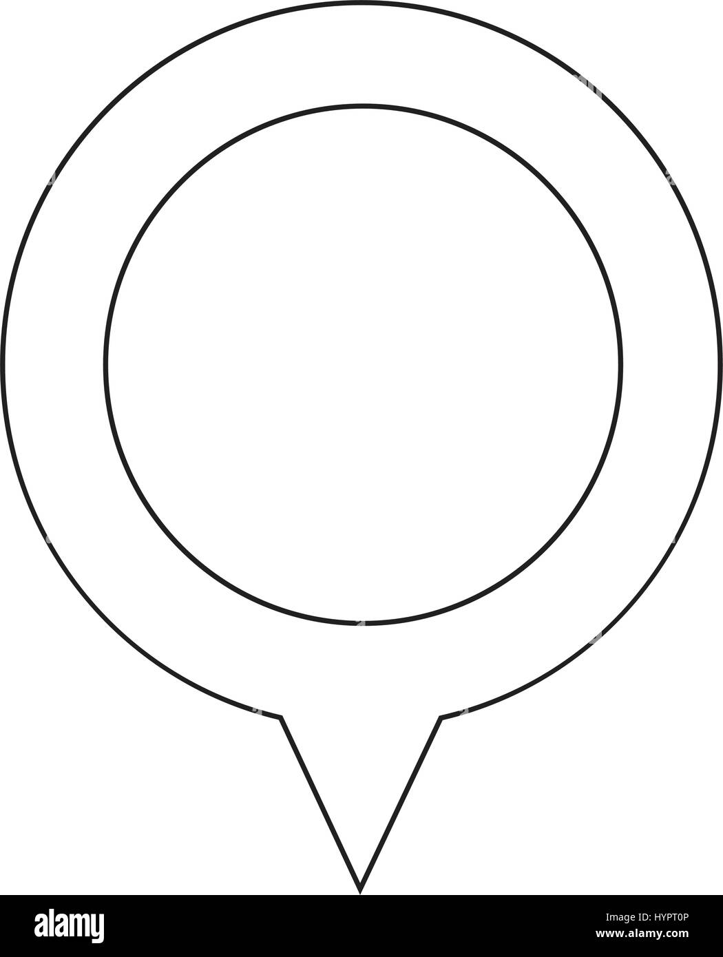 map pointer gps icon Stock Vector Image & Art - Alamy
