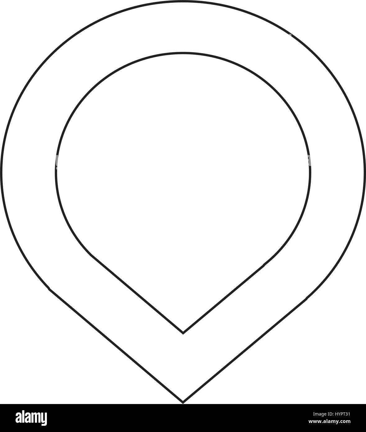 map pointer gps icon Stock Vector Image & Art - Alamy