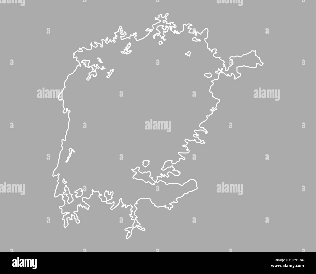 Map of Lake Victoria Stock Photo Alamy