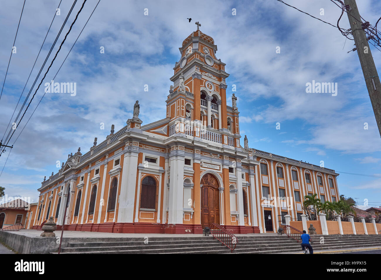 Xalteva Catholic Church in Granada Nicaragua Stock Photo