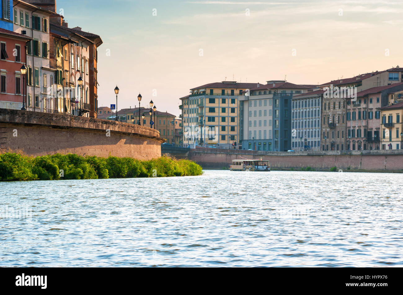 River Arno in Pisa, Italy Stock Photo