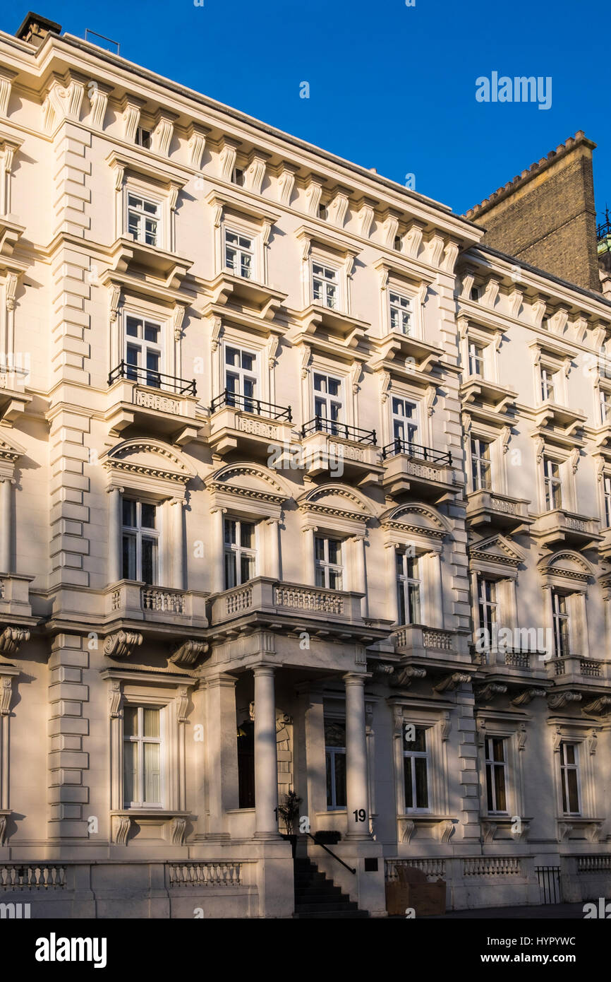 Grosvenor Place building facades, Belgravia, London, England, U.K. Stock Photo