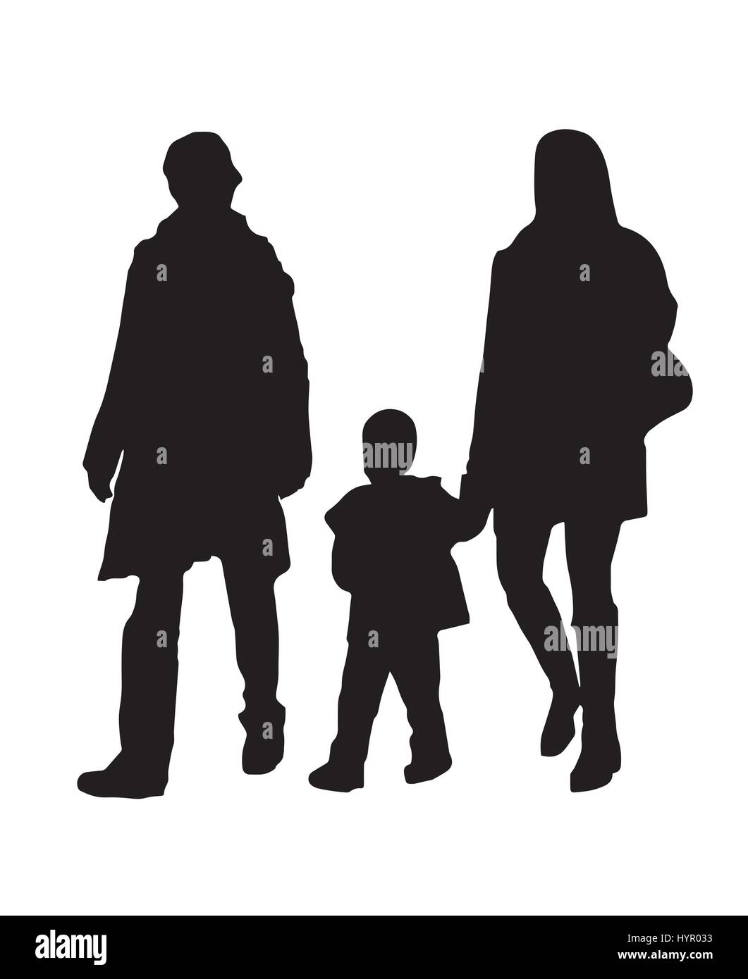 family icon vector - black silhouette Stock Vector Image & Art - Alamy