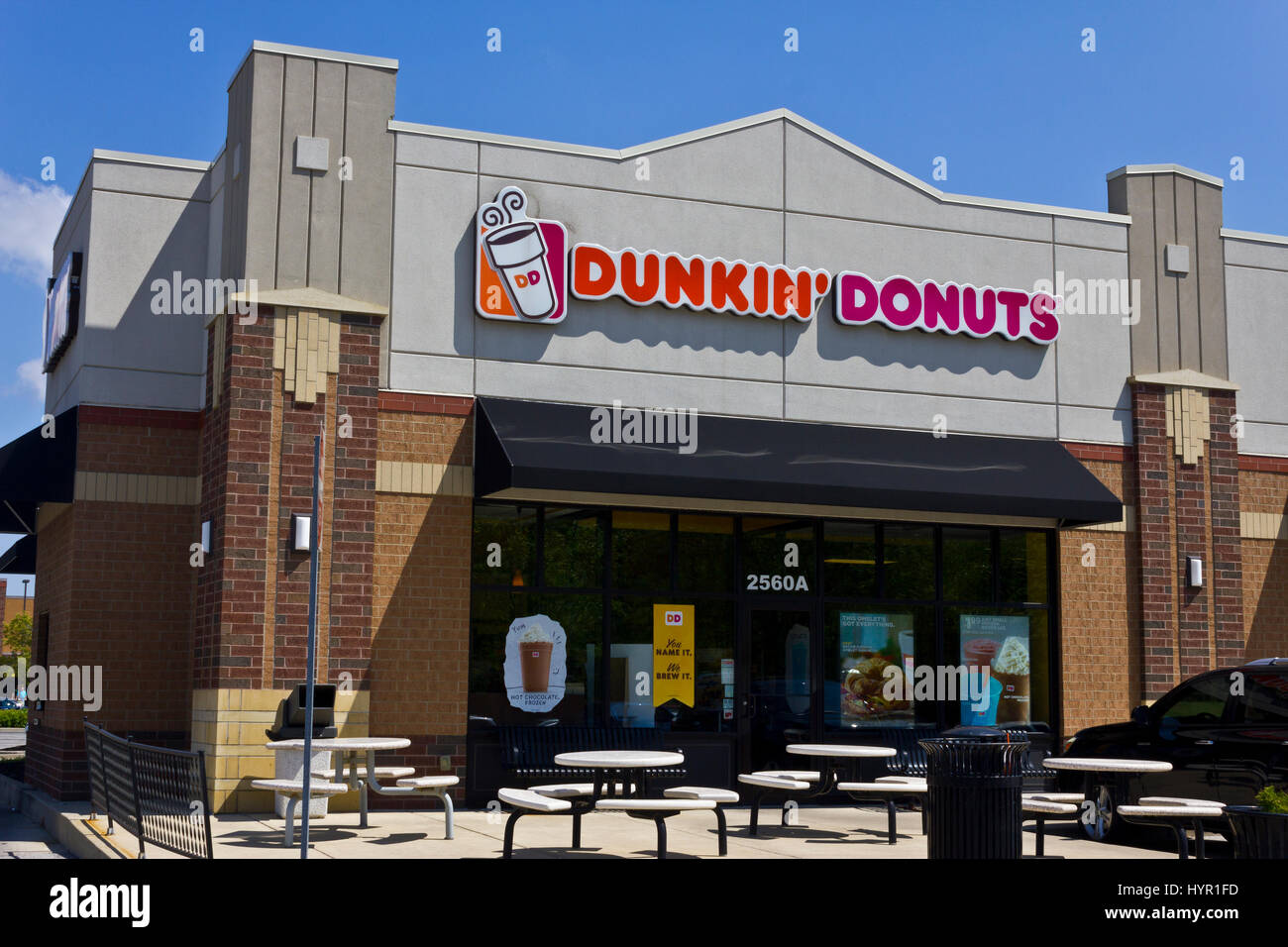 Dunkin donuts corporate logo hires stock photography and images Alamy