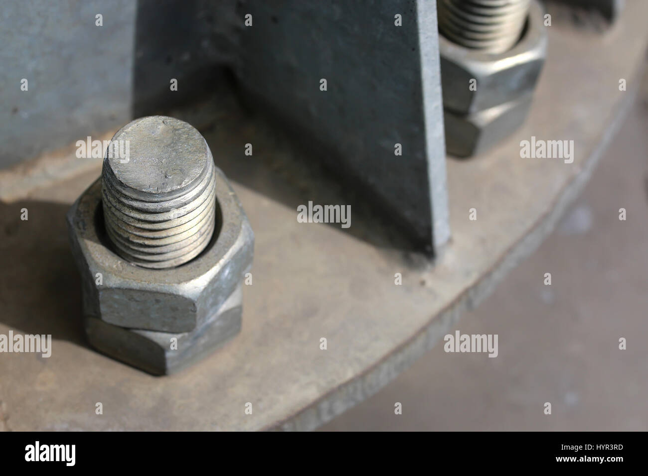 large bolt and nut industry Stock Photo Alamy