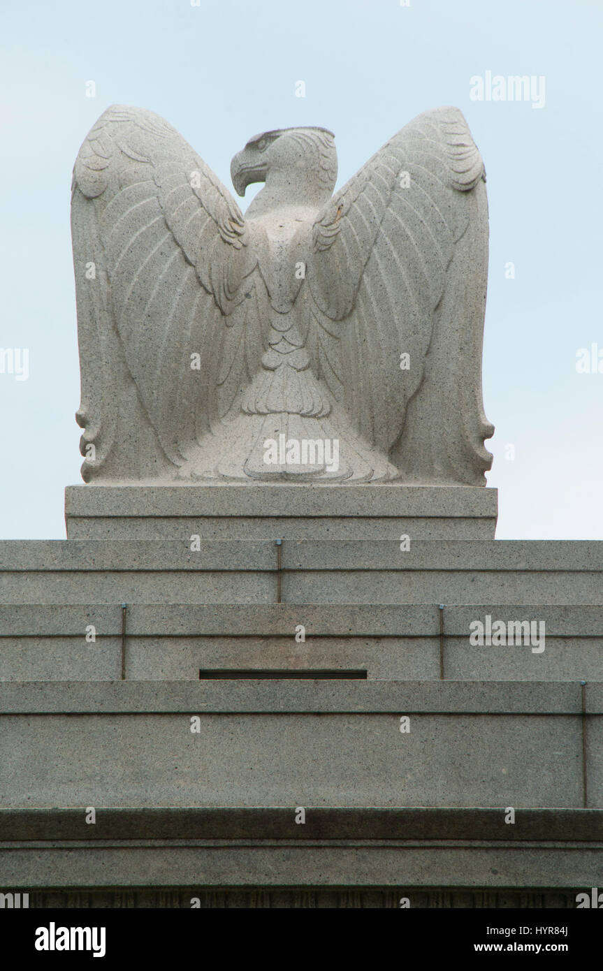 Gate eagle, Arlington National Cemetery, Virginia Stock Photo