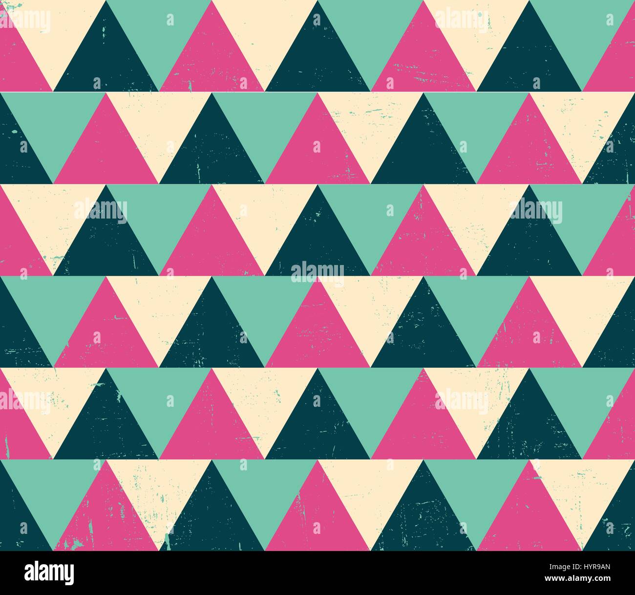 Vector Colorful abstract retro seamless geometric pattern Stock Vector ...