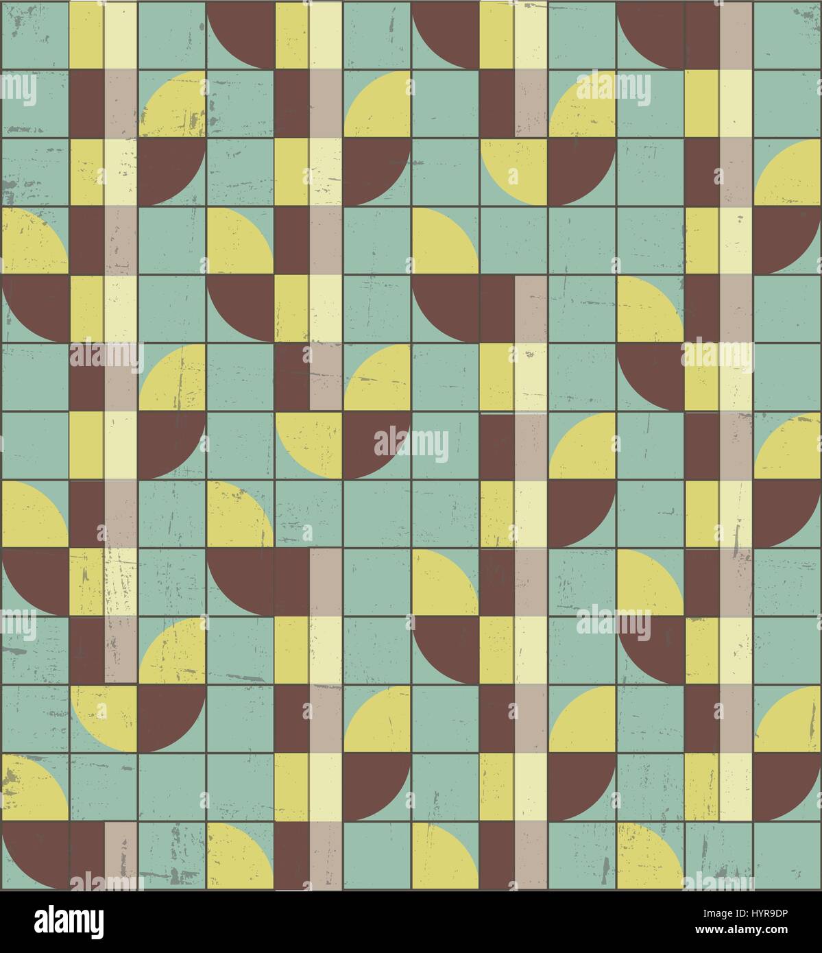 Vector Colorful abstract retro seamless geometric pattern Stock Vector ...