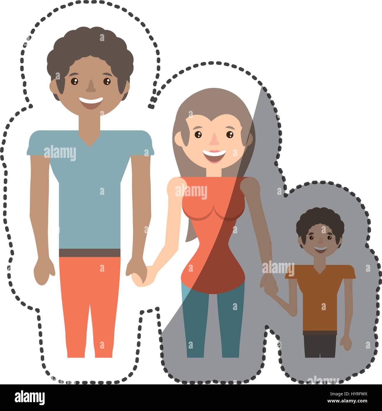 people family together image vector illustration eps 10 Stock Vector ...