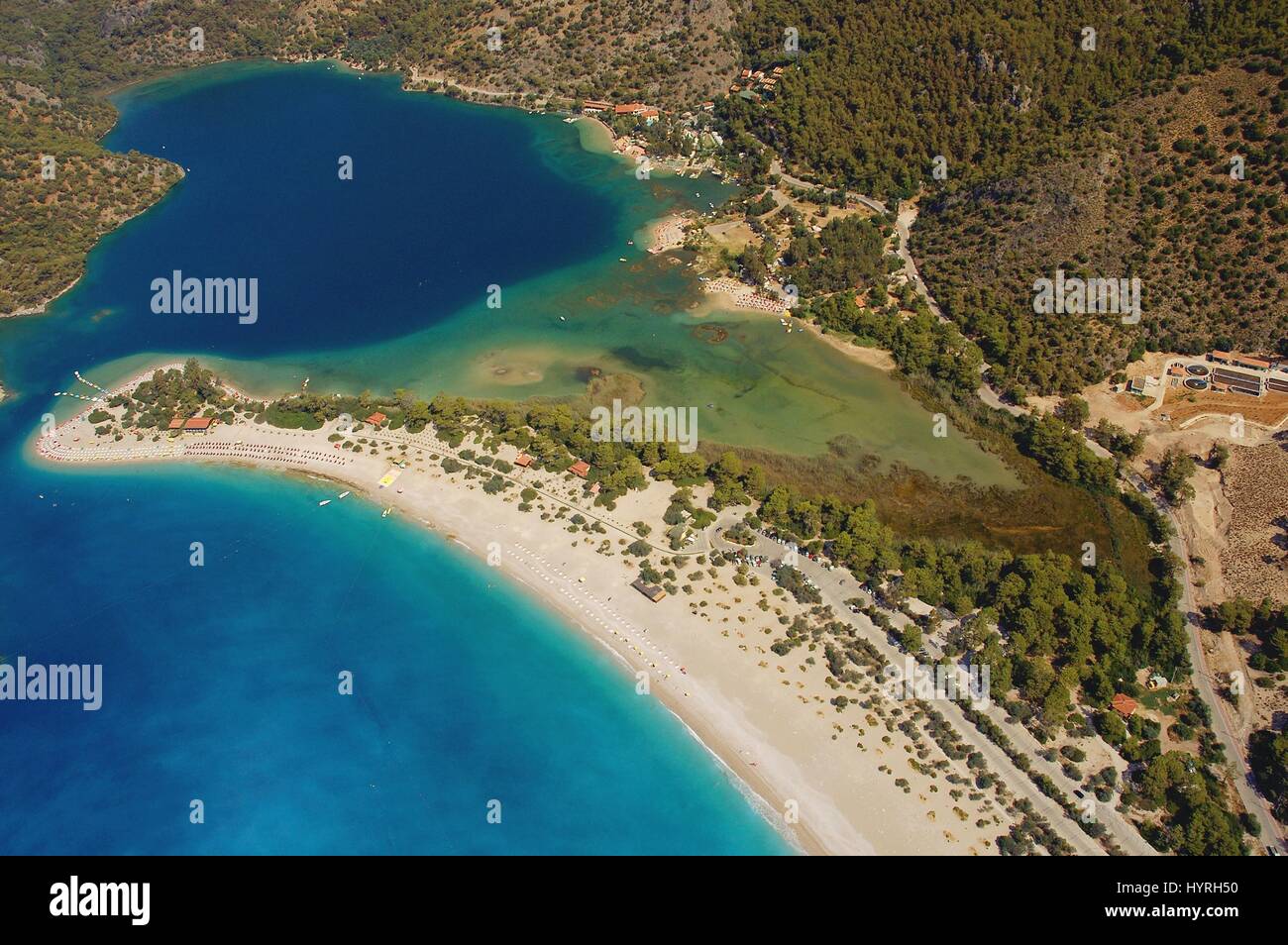 Turkey, Oludeniz, blue lagoon Stock Photo