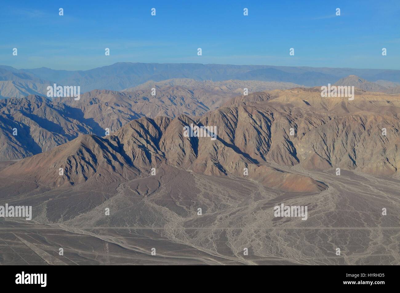 Peru, Nasca, Desert Stock Photo