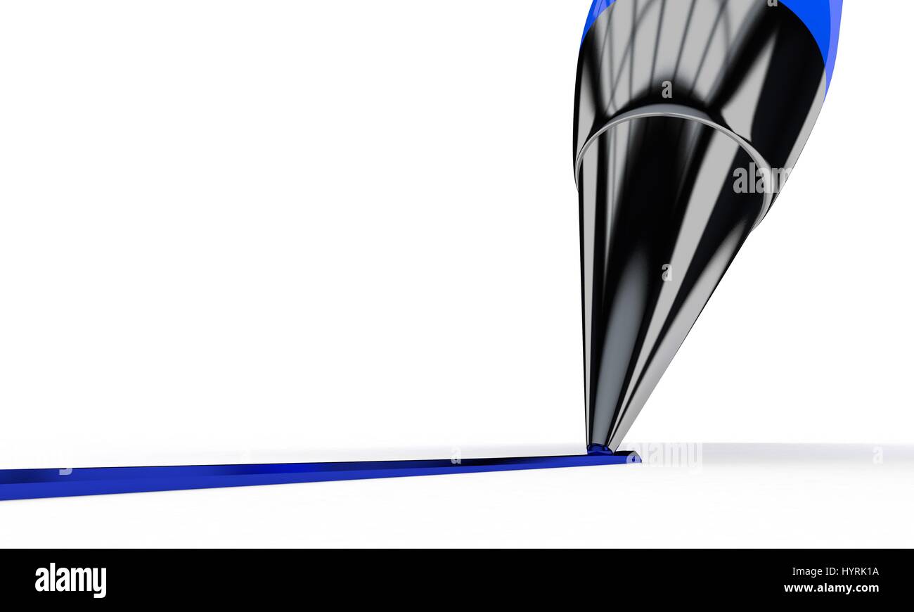 Background of ballpoint pen zoom,3d render working Stock Photo Alamy