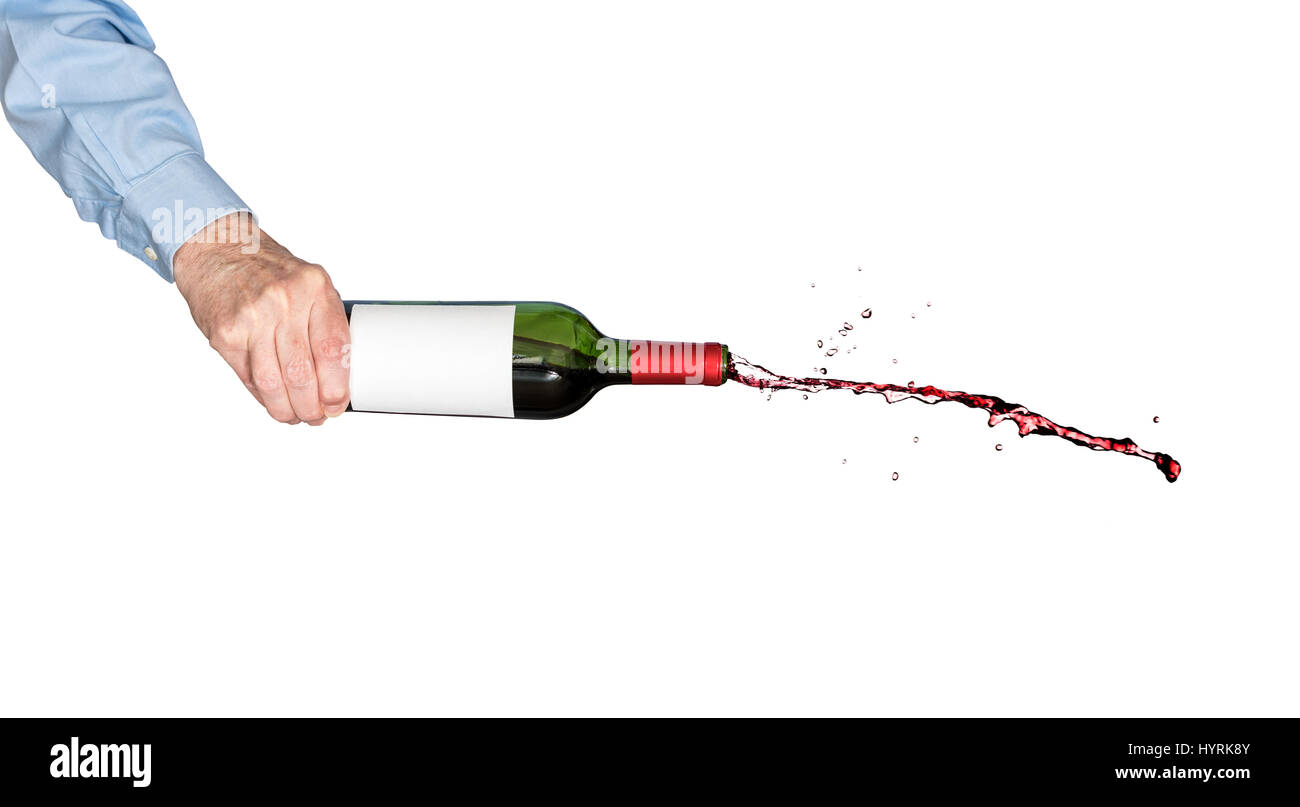 Wine bottle label spill hires stock photography and images Alamy