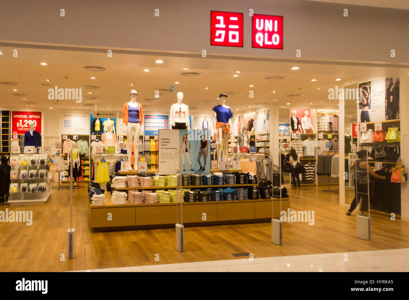 Uniqlo store in EM Quartier shopping mall in Bangkok, Thailand Stock Photo  - Alamy