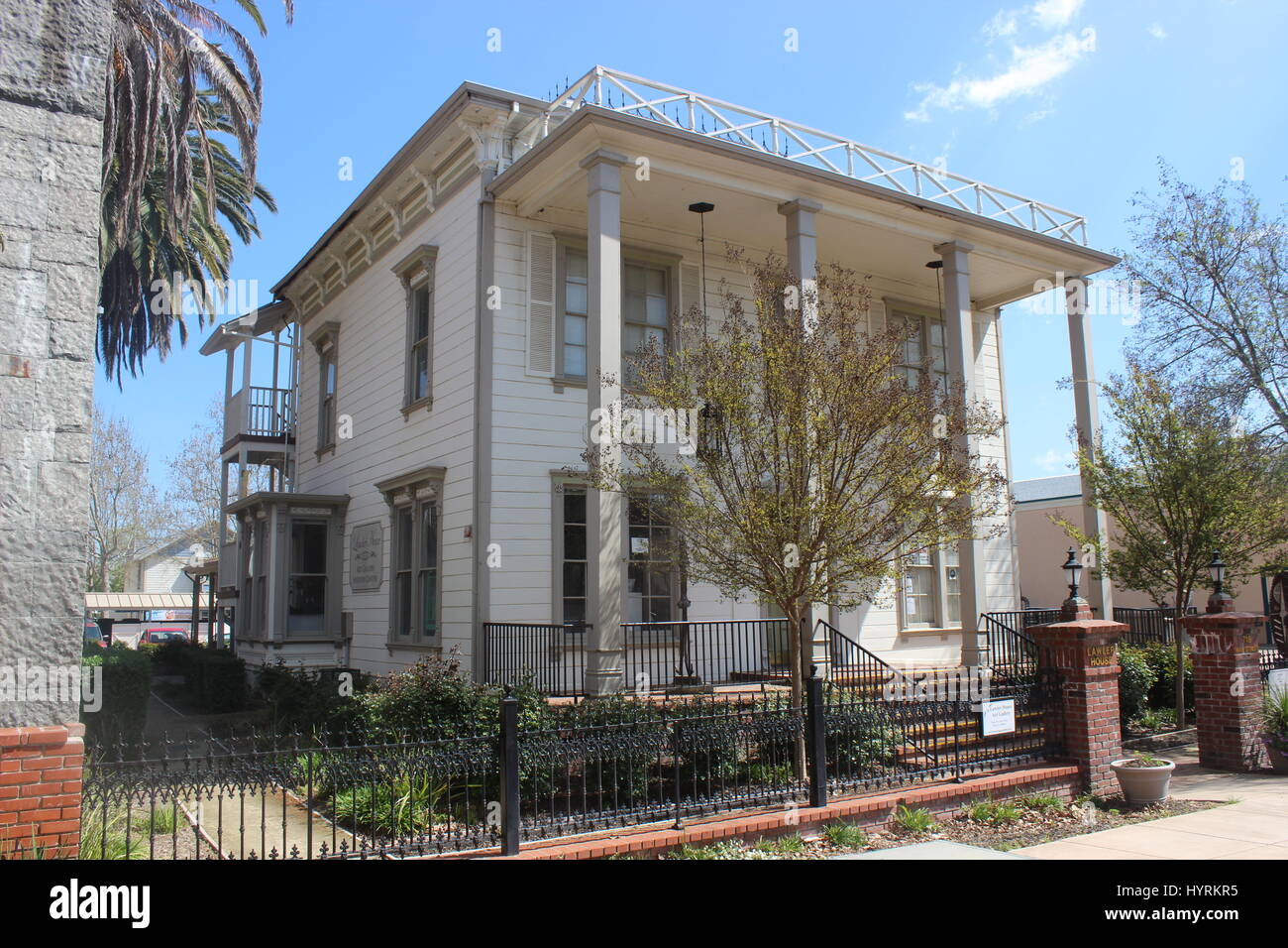 Lawler House, built 1857, Suisun City, California Stock Photo