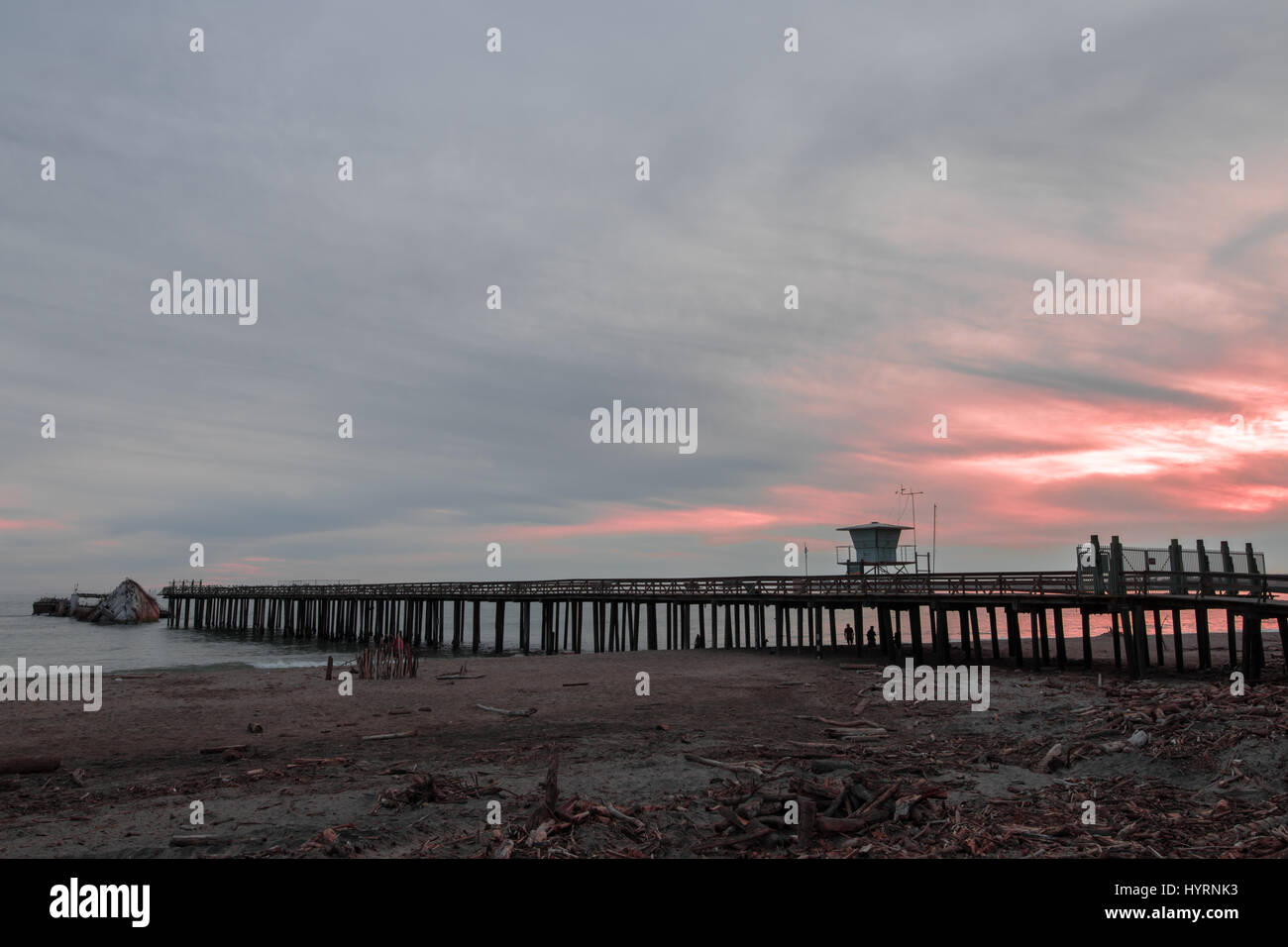 Seacliff State Beach, Aptos, Santa Cruz County, California USA Stock Photo Alamy