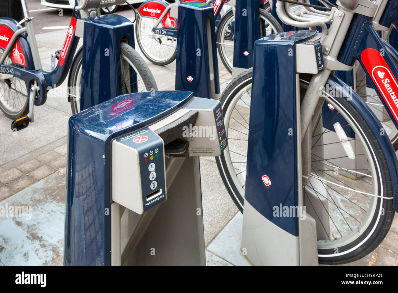 Bicycle sharing scheme, central London, England, UK Stock Photo Alamy