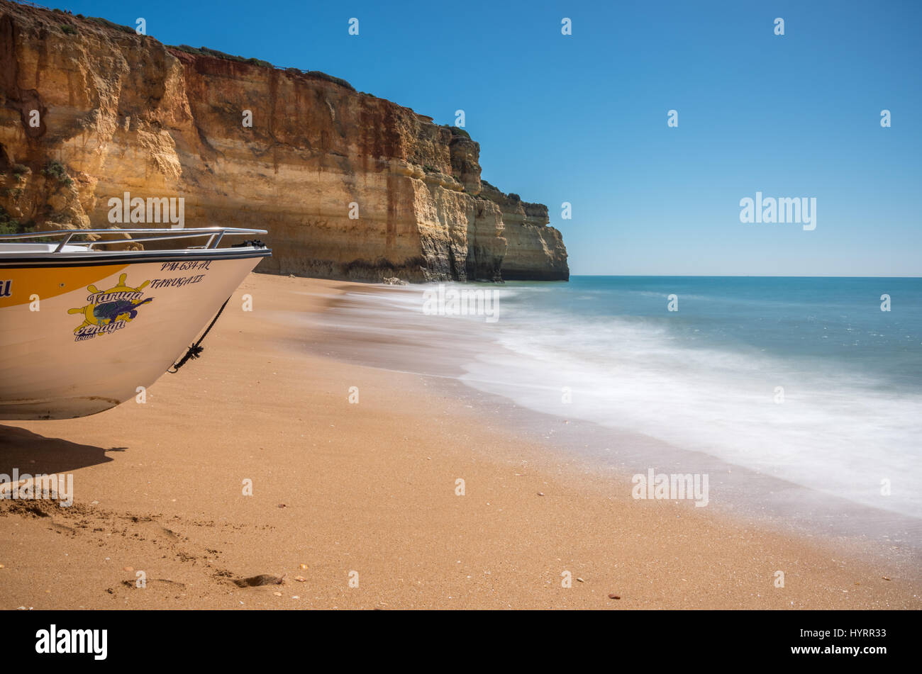 Praia de Benagil, Algarve, Portugal. Stock Photo