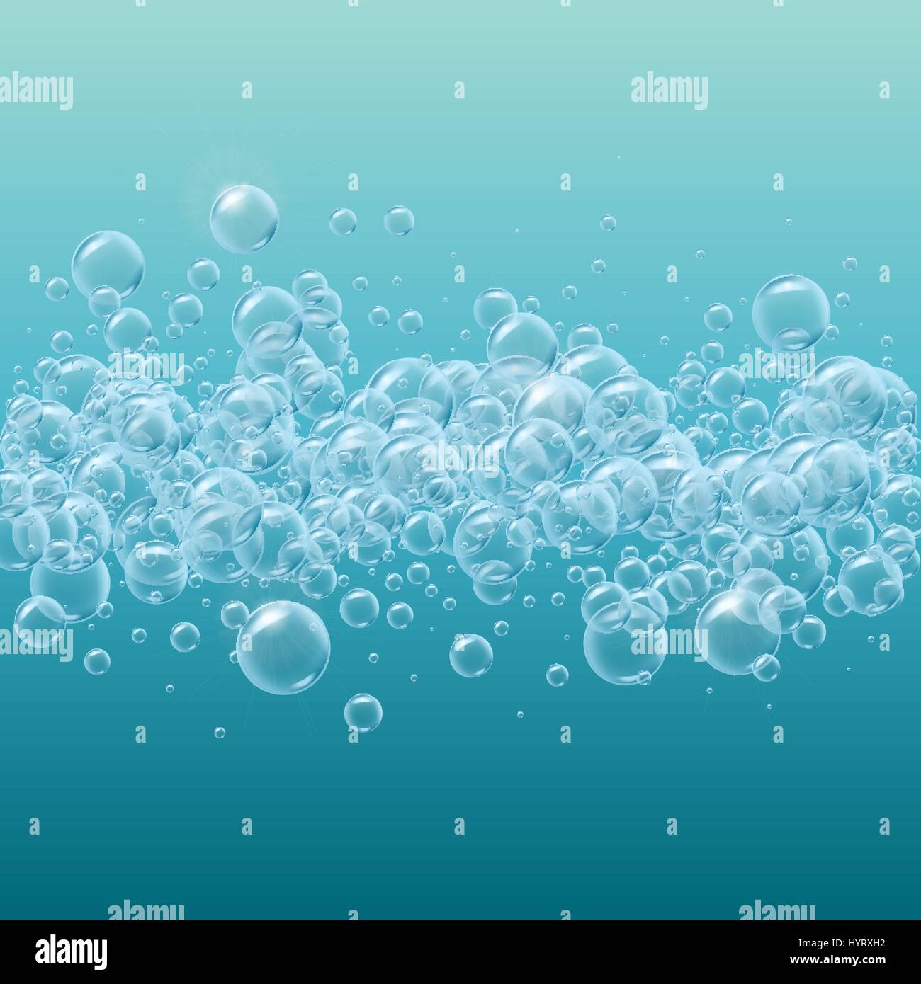 Transparent soap or water bubbles background Stock Vector Image & Art ...