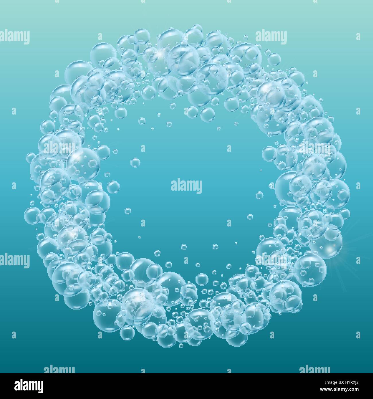 Transparent soap or water bubbles background Stock Vector Image & Art ...