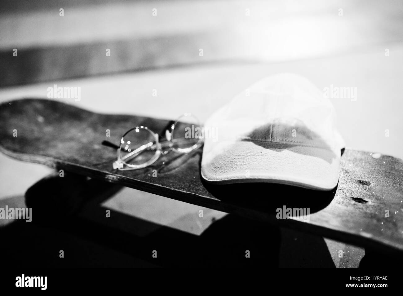 Skateboard wallpaper Black and White Stock Photos & Images - Alamy