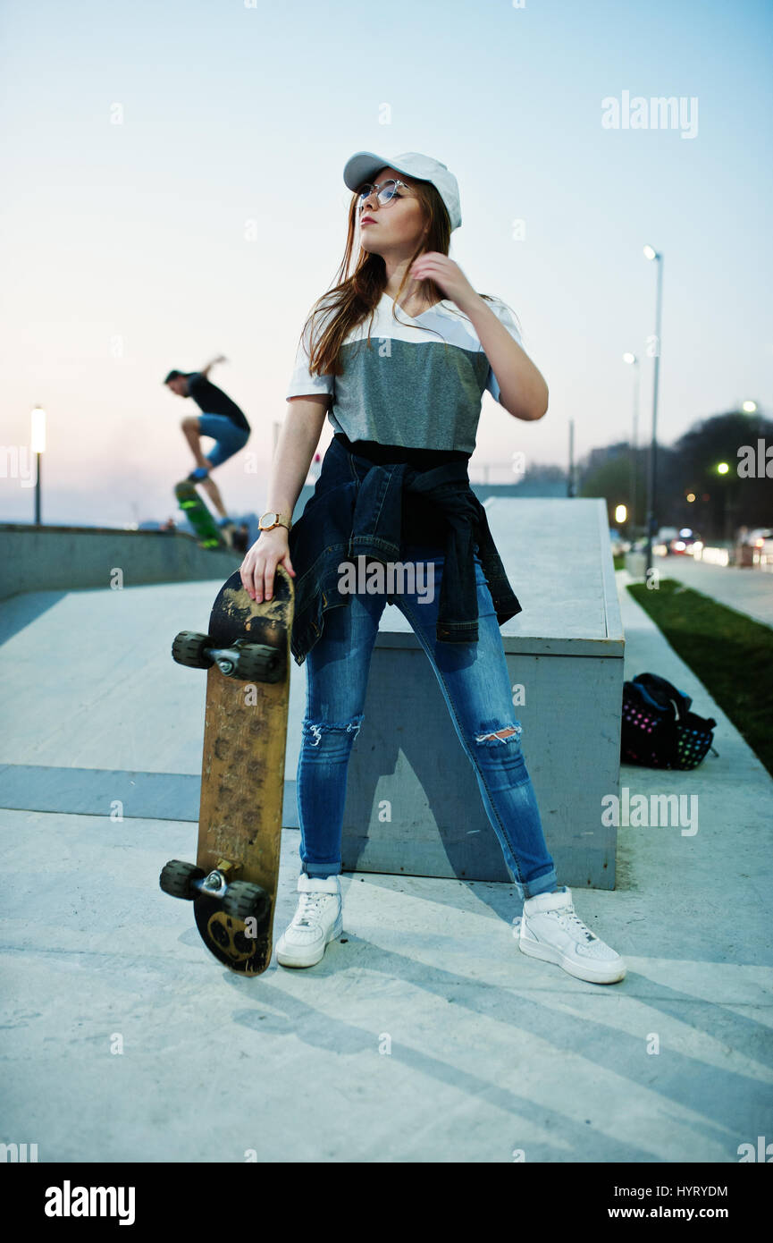 Young teenage urban girl with 