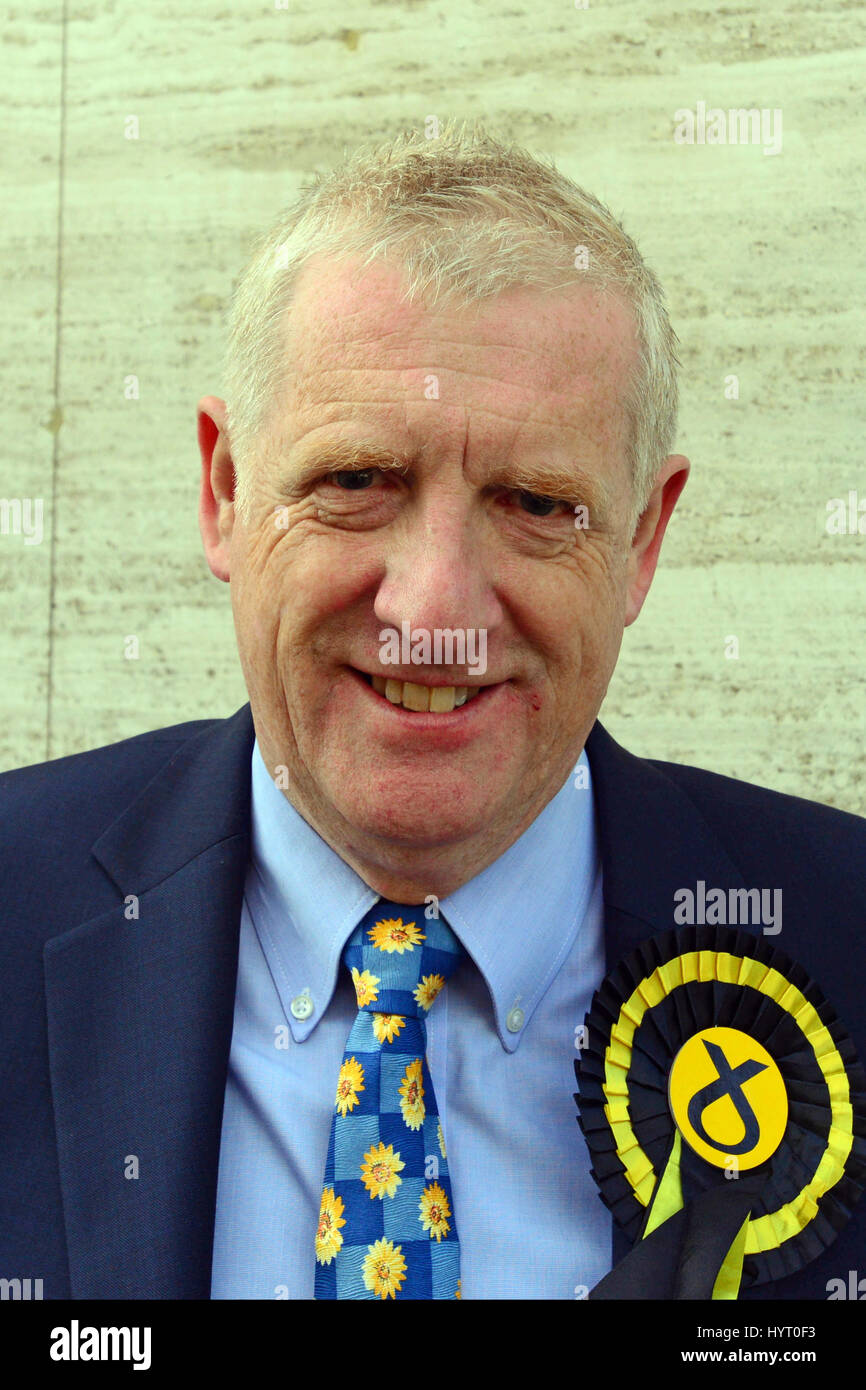 Douglas Chapman, SNP prospective parliamentary candidate for Dunfermline and West Fife Stock Photo