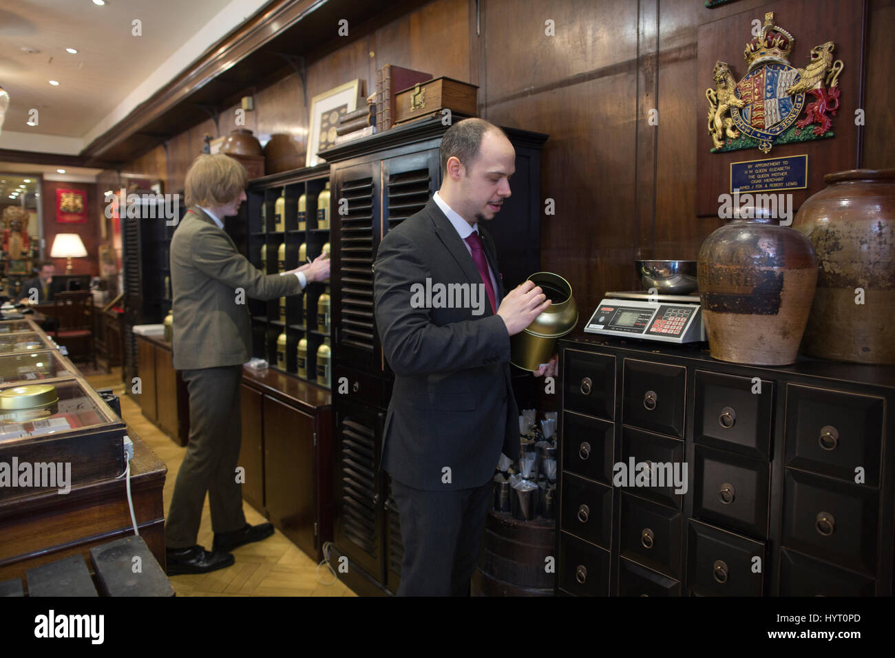 James J Fox, oldest cigar shop in London established by Robert Lewis in