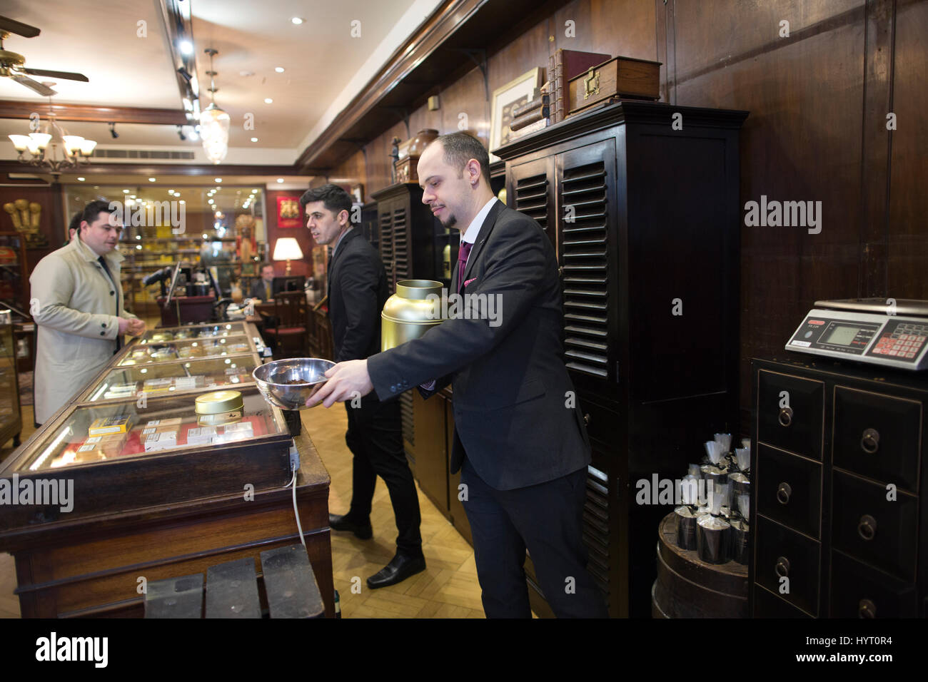 James J Fox, oldest cigar shop in London established by Robert Lewis in