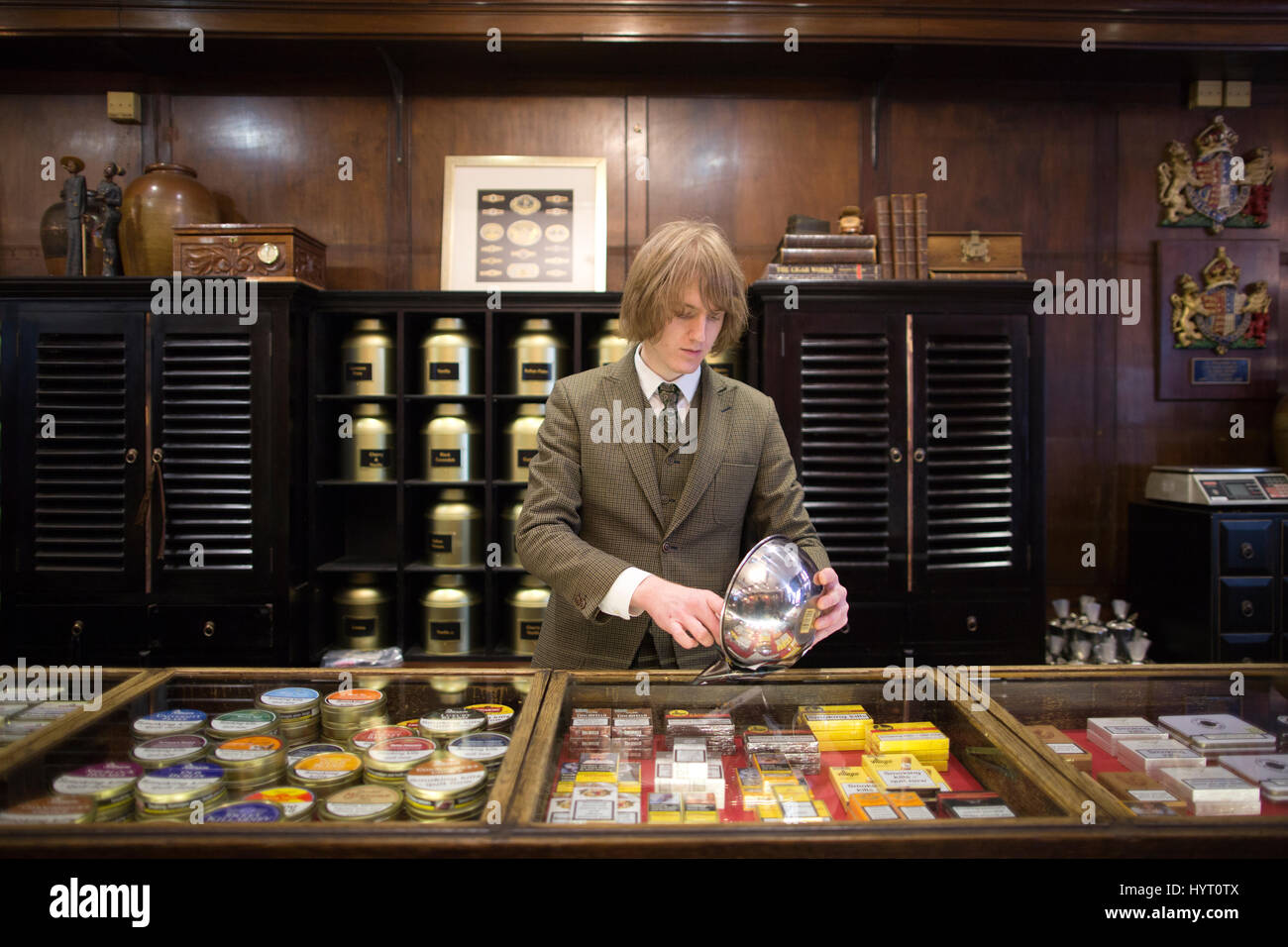 James J Fox, oldest cigar shop in London established by Robert Lewis in