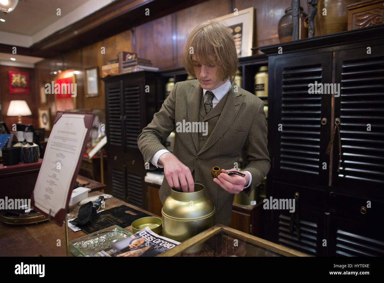 James J Fox, oldest cigar shop in London established by Robert Lewis in
