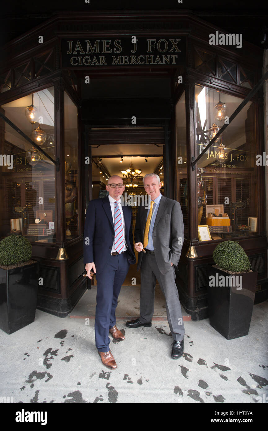 James J Fox, oldest cigar shop in London established by Robert Lewis in