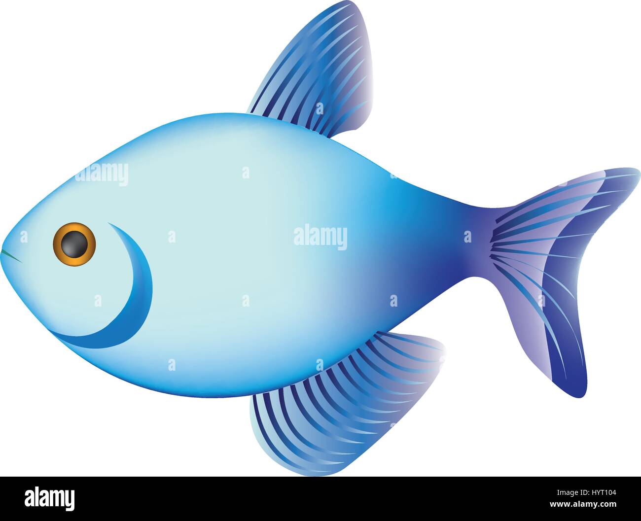 colorful fish aquatic animal icon Stock Vector Image & Art - Alamy