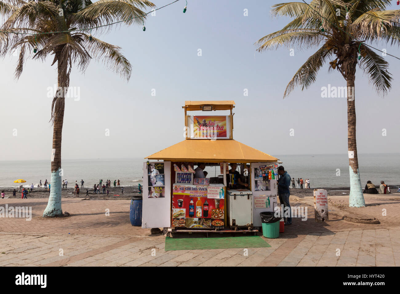 Bandra Bandstand Promenade Mumbai India Stock Photo Alamy